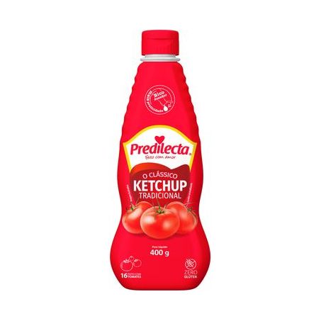 Ketchup Predilecta Tradicional Squeeze 400gr