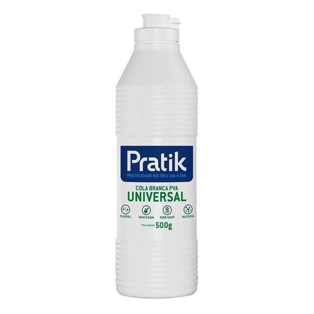 Cola branca universal pratik 500g