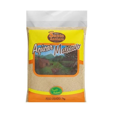 AÇÚCAR MASCAVO SANTO ANTÔNIO ORGÂNICO 1KG
