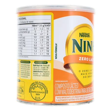Leite Em Po Nestle Ninho z Lactose 380g | Marcon Supermercados