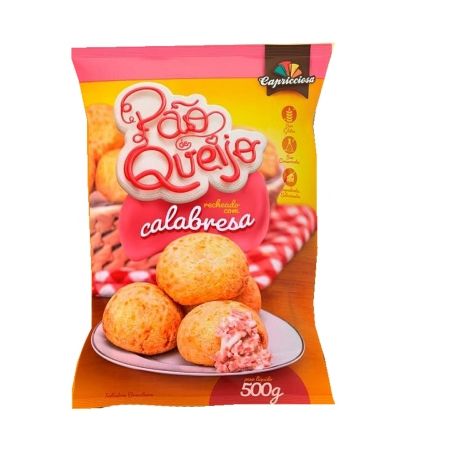 PAO DE QUEIJO CALABRESA CAPRICCIOSA 400 GR        