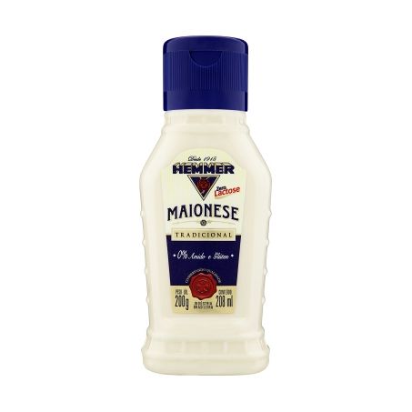 Maionese Hemmer Tradicional Embalagem 200G