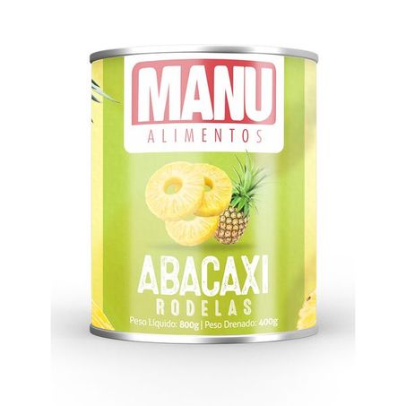 ABACAXI EM RODELAS MANU LATA 400GR