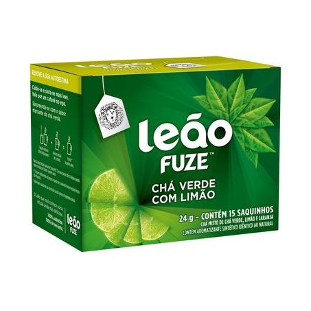CHA LEAO FUZE VERDE C/LIMAO 24G C/15 SAQ.