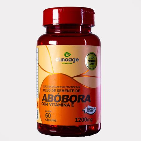 ÓLEO DE SEMENTE DE ABÓBORA 1200MG 60CAPSULAS CLINOAGE