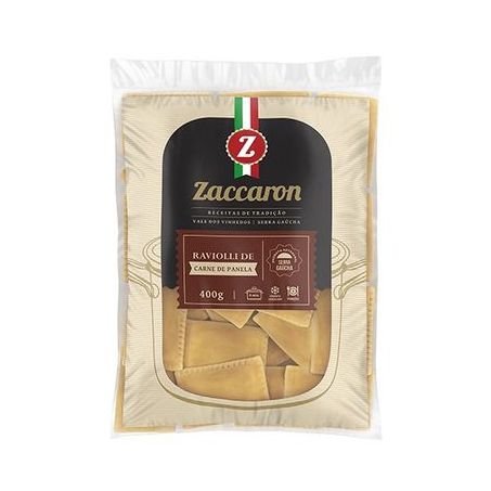 Raviolli carne panela zaccaron 400g