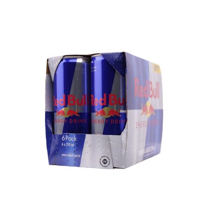 Energetico red bull trad 250ml 6un 360-49