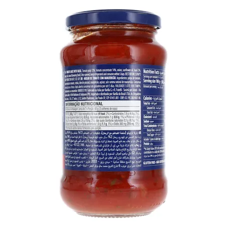 Molho Tomate Barilla Basilico 400g 360-13