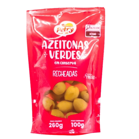 AZEITONAS PETRY SACHE 100G RECHEADA