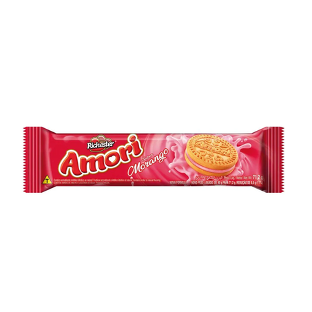 Bisc richester amori morango 71,2g