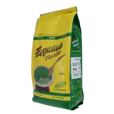 Erva mate espuma verde suave 1kg 360-22