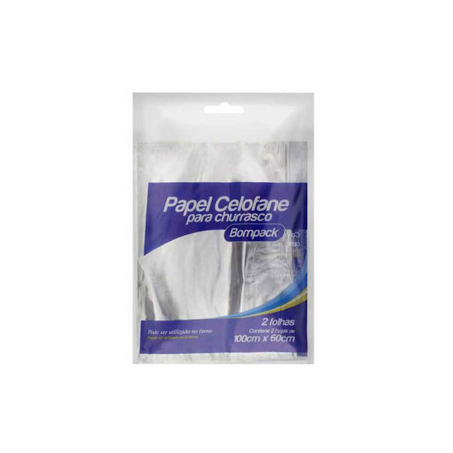Papel Celofane Bompack com 25X02 100X60