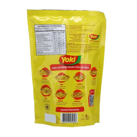 Batata Palha Yoki Tradicional Sachê 105gr 360-17