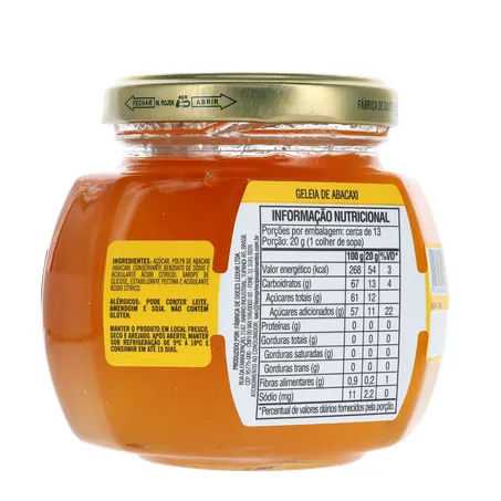 GELEIA TRADICIONAL DE ABACAXI 250G BOM PRINCIPIO 360-15