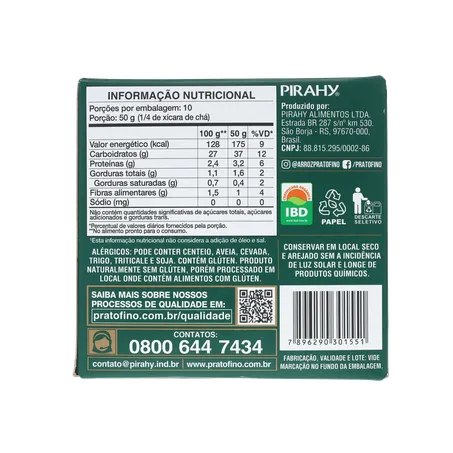 ARROZ PRATO FINO 500G ORGANICO 360-2