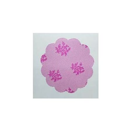 RENDA P/DOCINHO ROSA CARTONAGEM BRASIL Nº7 C/100  