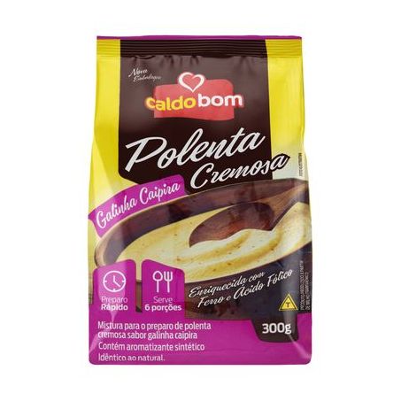 Polenta Caldo Bom Cremosa 300g Galinha Caipira