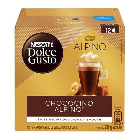 NESCAFE DOLCE GUSTO CHOCOCINO  ALPINO TRADICIONAL 12 CAPS 