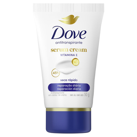 Creme Desodorante Dove 50g - Reparação Diária - Feminino