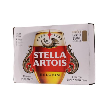 Cerveja stella artois 350ml c/8 und 360-2