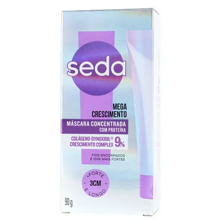 Máscara Concentrada De Tratamento Seda Mega Crescimento 90g 360-1