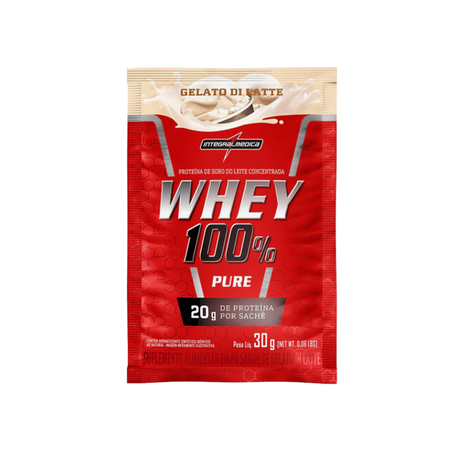 Whey 100% Gelato Di Latte Sachê Integral Médica 30g 360-3