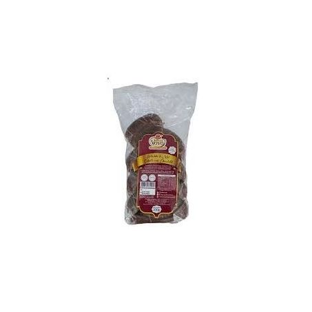 Biscoito delícias da vovó rosca cacau com cobertura de chocolate branco 300g