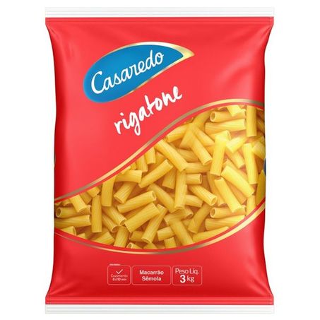 MACARRÃO CASAREDO RIGATONE 3KG