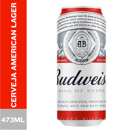 CERVEJA BUDWEISER LATA 473ML