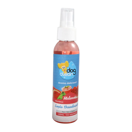 Loção Desodorante P/Cães e Gatos Dogclean Melancia 120ml