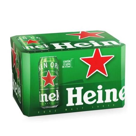 Cerveja heineken 473ml c/12