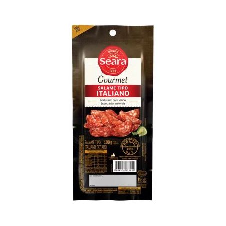 Salame Italiano Seara Gourmet Fatiado 100G