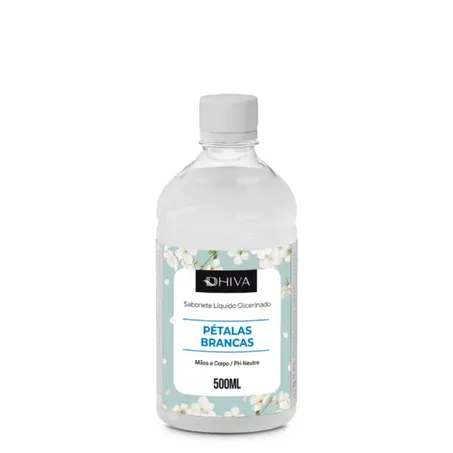Sabonete Liq Dhiva 500ml Refil Petalas Brancas