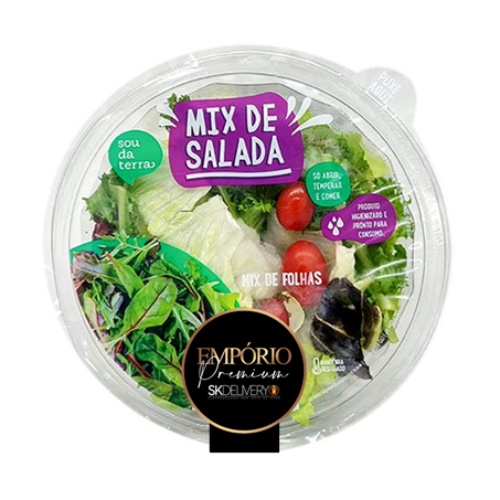 SALADA MIX FOLHAS VERDES/TOMATE CEREJA 200G