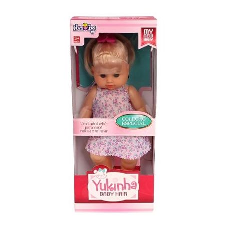 Nova Toys Boneca Yukinha Baby Hair