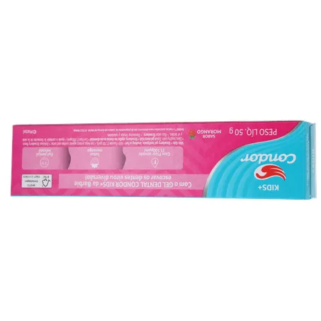 Creme Dental Infantil Barbie Morango com Flúor Condor 50G 360-20