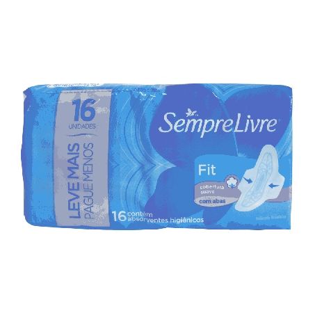 Absorvente Sempre Livre Sem Abas Adapt Plusidades 16UN