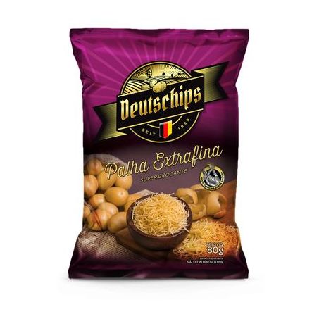 BATATA PALHA DEUTSCHIPS 80G EXTRAFINA