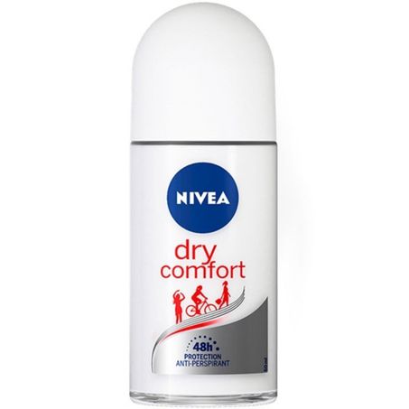 Desodorante rolon nivea fem 50ml dry comfort active