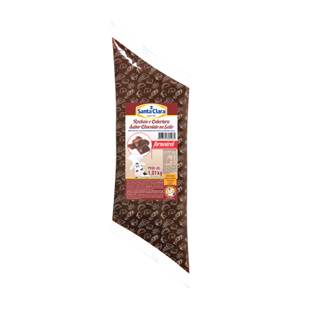RECHEIO CHOCOLATE AO LEITE SANTA CLARA  1,01 KG   