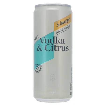 Bebida Mista Alcoólica Schweppes Vodka & Citrus Premium Lata 310ml 360-0