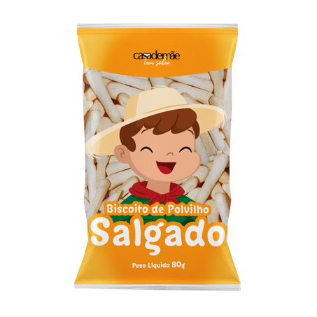 Biscoito de polvilho casa de mãe 80g
