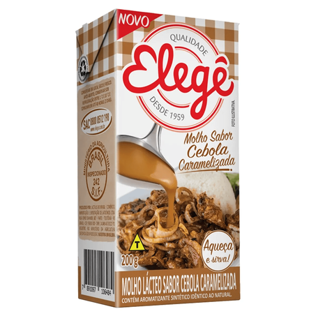 MOLHO MADEIRA ELEGE 200G CEBOLA CARAMELI