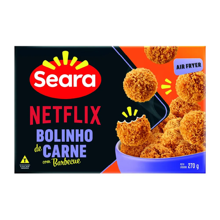 SEARA EMPANADO BOLINHO CARNE BERBECUE 270G
