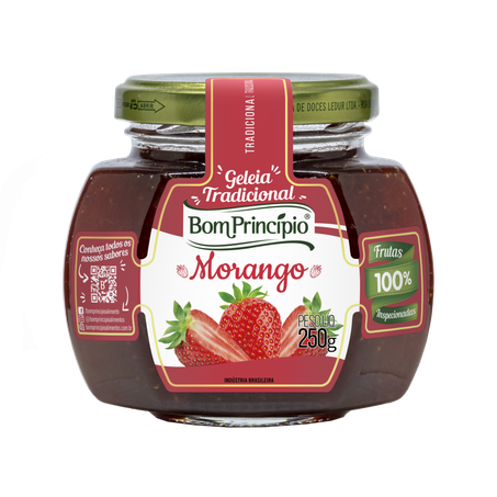 Geleia bom principio diet morango 230g