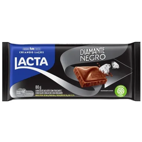 Chocolate lacta diamante negro 80g
