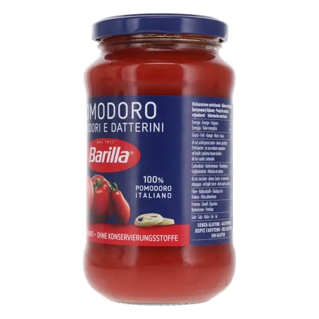 MOLHO TOMATE BARILLA POMODORO E DATTERINI 400G 360-5