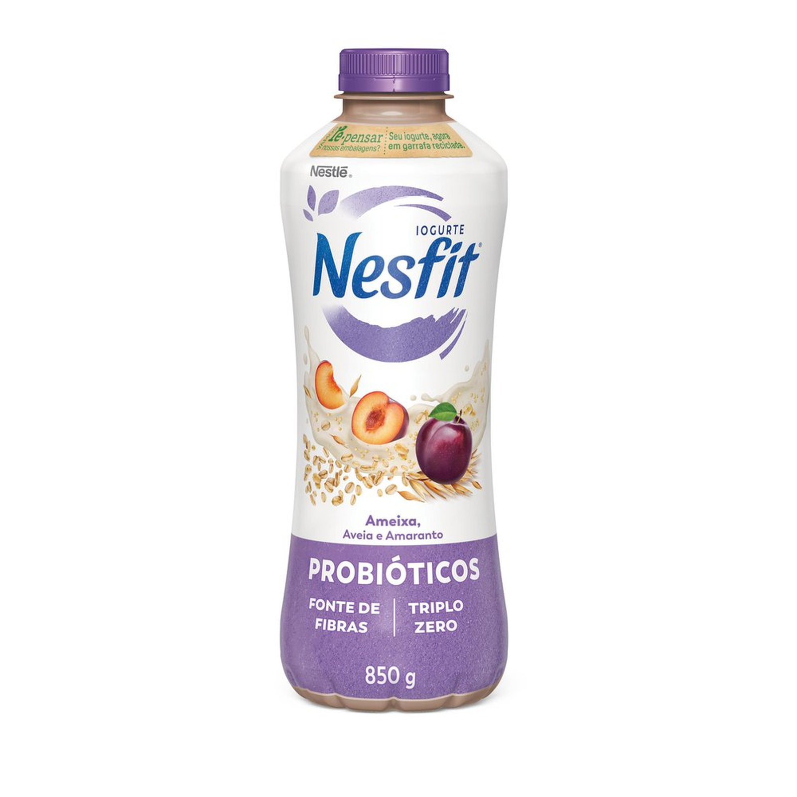 Iogurte Nesfit Ameixa, Aveia e Amaranto Triplo Zero Nestlé 850g