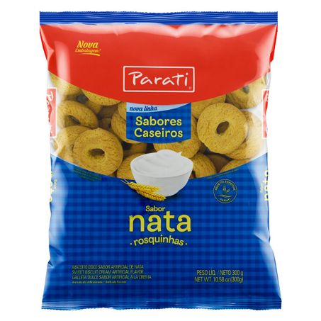 Biscoito rosquinha nata parati sabores caseiros