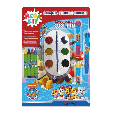 LIVRO SUPER COLOR PACK PATRULHA CANINA            